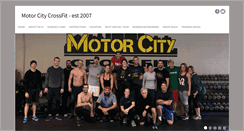 Desktop Screenshot of motorcitycrossfit.com