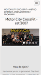 Mobile Screenshot of motorcitycrossfit.com